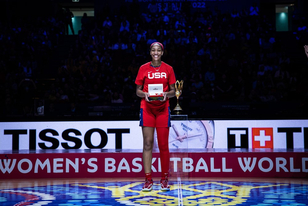 世界盃 A'ja Wilson MVP